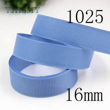 YJHSMY J-18825-L16mm-1025,16 mm 10 yards Solid Color Ribbons Thermal transfer Printed grosgrain Wedding Accessories DIY material 2024 - buy cheap