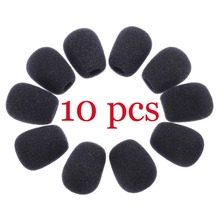 New Arrivals 10Pcs Foam Microphone Cover 30x8mm Mini Microphone Headset Windscreen Sponge Foam Mic Cover 2024 - buy cheap