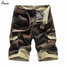 2018 Mens Camouflage Camo Cargo Shorts New Mens Casual Cotton Shorts Male Loose Work Shorts Man Military Short Pants Plus Size 2024 - buy cheap