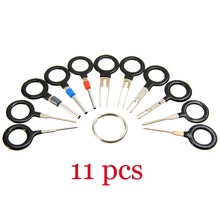 11Pcs Car Electrical Terminal Wiring Crimp Connector Pin Removal Key Tool Kit Hot Sale Hand Set Tool 2024 - buy cheap