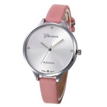 Horloges New Fashion Brand Super slim Casual Quartz Wristwatch Women Checkers PU Leather Analog Wrist Watch 2016 relojes hombre 2024 - buy cheap