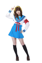 The Melancholy of Haruhi Suzumiya Cosplay Costume Haruhi Suzumiya 1st Any Size 2024 - buy cheap