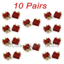 10pairs=20pcs T- Plug Male & Female Connectors Deans Style For RC LiPo Battery ESC 2024 - buy cheap