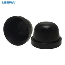 LEEWA 2 piezas de coche/Auto HID LED faro cubierta a prueba de polvo de goma 60mm-75mm tapa de Faro de sellado cubierta impermeable # CA5586 2024 - compra barato