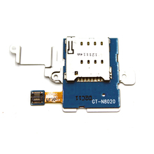 For Samsung Galaxy N8020 Sim Card Reader Holder Tray Slot Socket Flex Cable 2024 - buy cheap