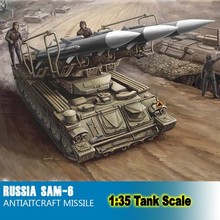 Kit de montaje de tanque a escala 1:35, modelo de tanque de SAM-6 ruso, ANTIAITCRAFT, colección de tanque, DIY, envío gratis, 00361 2024 - compra barato