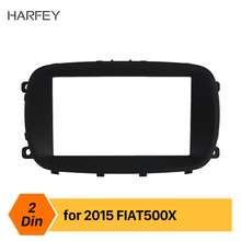 Harfey Dash Double DIN Car Stereo Radio Fascia Panel Install Frame Dash Bezel Trim kit Cover Trim For 2015 FIAT 500X  Mount Kit 2024 - compre barato