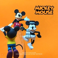 Disney Mickey Mouse 4,5 см 3 стиля, мини-кукла, фигурка, аниме, украшение коллекции, фигурка, игрушка, модель для детей, подарок 2024 - купить недорого