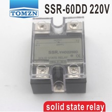 60DD SSR контроль напряжения 3 ~ 32VDC выход 5 ~ 220VDC DC Однофазное DC твердотельные реле 2024 - купить недорого