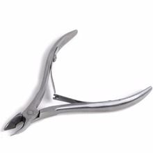 Nail Art Stainless Steel manicure Cuticle nipper Spoon Pusher Remover Cutter Nippers Clipper File Trimmer Manicure Tool 2024 - buy cheap