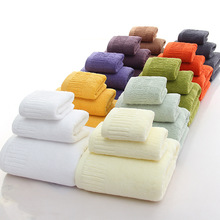 Juego de toallas de baño de algodón grueso para adultos, 10 colores, 100% 2024 - compra barato