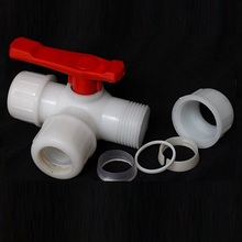 Пластиковый трехходовой клапан для орошения, 2 шт., 25 мм, пластиковый клапан для орошения, аксессуары для труб 2024 - купить недорого