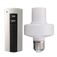 E27 Socket Cap RC Wireless Remote Control Light Lamp Bulb Holder Switch Home 2024 - buy cheap