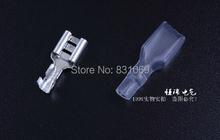 100Set/Lot  4.8mm Crimp Terminal Female Spade Connector + Case Brand New 2024 - buy cheap