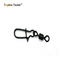 Wholesale 200Pcs/Lot Rolling Swivel with nice snap Carp Fishing Swivel Connector 7# 18kg Brand Steel Alloy Fishing Tackle Box 2024 - buy cheap