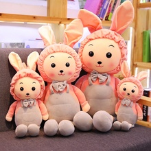 40-110cm Lovely Dressed Rabbit Plush Toys Stuffed Soft Cute Bunny Animal Doll For Baby Kids Girls Sleeping Pillows Birthday Gift 2024 - buy cheap