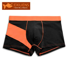 EXILIENS Brand Men Boxer Mens Underwear Cotton Cueca Masculina Boxershorts Boxers Hombre Underpants Patchwork Size S-3XL 102801 2024 - buy cheap