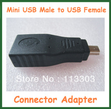 5 шт. мини USB штекер-USB Гнездо разъем адаптер кабель передачи данных конвертер Прямая поставка оптовая продажа бесплатная доставка 2024 - купить недорого