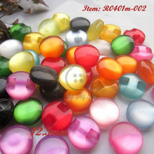 Botones nacarados para ropa de mujer, botones de resina para camisa, material de costura, colores variados, 144 Uds., 12,5mm 2024 - compra barato