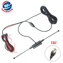 Car anolog tv antenna tv aerial with amplifier booster Car Antenna IEC connector free shipping 2024 - buy cheap
