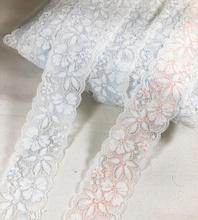 3 Meters Good Stretch Lace Ribbon Bridal Garters Lingerie Elastic Spandex Lace Trim 5cm 2024 - buy cheap