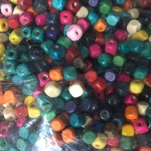 10mm Mix Color Wooden Beads Cube Wood Beads Multicolor 10x10mm(3/8"x3/8") with Wood for Baby Children DIY Material Findings 2024 - buy cheap