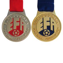 Promotional High Quality Enamel Metal Football Association Sport Medals 2024 - buy cheap