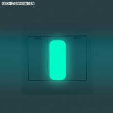 10pcs Cylindrical PVC Glow In The Dark Luminous Switch Wall Stickers Fluorescence Sticker For Living Room Home Decal Decorate 2024 - buy cheap