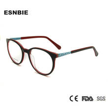 ESNBIE Round Kids Glasses Frame Optical Acetate Myopia Prescription Glasses Girl Boy Children Eyeglasses Vintage Eyewear Oculos 2024 - buy cheap