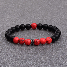 Pulseiras e braceletes para mulheres, braceletes étnicos, pretos, foscos e vermelhos, feitos à mão, ab656, 2020 2024 - compre barato