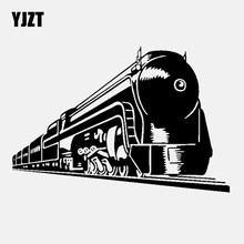 Yjzt adesivo metálico automotivo 19.5cm x 13.3cm, adesivo vinil decalque vagão trem transporte ferroviário retrátil preto/prata 2024 - compre barato