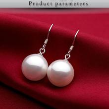 Simple Elegant Small Pearl Pendant Earrings For Woman New Fashion Jewelry Party Ladies' Unusual Dangle Earrings Accessories 2024 - buy cheap