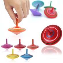 Brinquedo giratório de madeira multicolorido para crianças brinquedo tradicional de bebês 2024 - compre barato