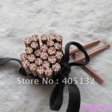 m-41 Free Shipping 100pcs 5mm Brown Cane Polymer Clay Cane Fancy Nail Art  Polymer Clay Cane 2024 - buy cheap