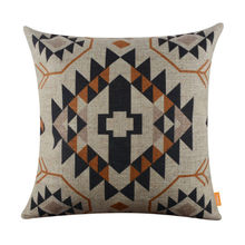 LINKWELL 45x45cm Classic Ethnic African Style Burlap Cushion Covers Pillowcase Home Decor Sofa Decor Ikat 2024 - buy cheap