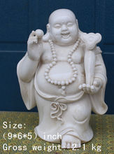 Happy Chinese dehua white porcelain maitreya Buddha statues ball flexibly 2024 - buy cheap