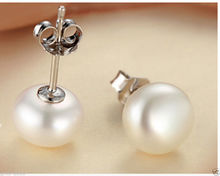 6-7mm Natural White Cultural Freshwater Pearl Tibetan  Silver Stud Earrings 2024 - buy cheap