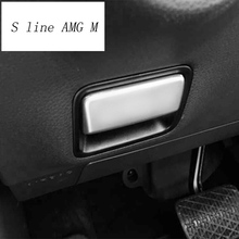 Adesivo decorativo para interruptor de liberação do freio de pé, estilização de carro, cobertura para mercedes benz ml x169 gle coupe c502 gls, acessórios automotivos 2024 - compre barato