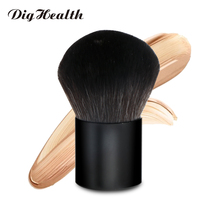 Digheath-brocha portátil para base de maquillaje, accesorio de belleza para mujer, de cabeza redonda grande, para polvo facial, colorete 2024 - compra barato