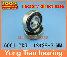 (1pcs) High quality deep groove ball bearing double rubber sealing cover 6001-2RS 12*28*8 mm 2024 - buy cheap