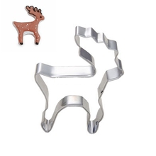 Christmas Reindeer Cookie Presses icing Sets Vegetable Biscuit Cookie Cutter Tools Molds For Plaster Stainless Steel Sale Baking 2024 - buy cheap