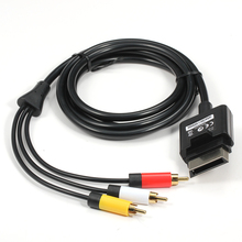 Cable compuesto de Audio y vídeo AV 3 RCA HD, Cable óptico de vídeo de TV para Xbox 1,8 Slim GamePad, 6 pies/360 m 2024 - compra barato