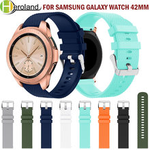 Correa de silicona para Samsung Galaxy Watch, repuesto de correa de silicona para reloj inteligente Garmin Venu/Amazfit Bip lite/GTS, 20mm, 42mm 2024 - compra barato