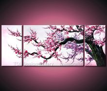 LOVE Japanese Cherry Blossom Original Modern Abstract Art Oil Painting On Canvas 2024 - купить недорого
