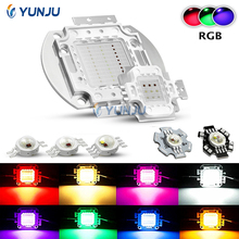 RGB High Power LED bulbs Red Green Blue 3W 10W 50W 100 Watts Lighting Beads Fountain Stage Park DIY Lamp Chips 2024 - buy cheap