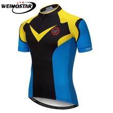 Summer Cycling Jersey Breathale Mountain Bike Clothing Quick-Dry Racing MTB Bicycle Clothes Uniform Cycling Clothing Black Blue 2024 - buy cheap