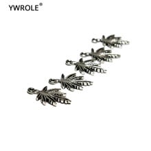 10/20/50 PCS Maple Leaf Zinc Alloy Charms DIY Fashion Pendant Bracelet Necklace Earring  For Jewelry Making 13*19 mm Wholesale 2024 - buy cheap