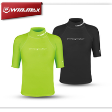 Winmax roupas de surf curtas, ternos de mergulho camisa, rashguard men, manga curta roupa de banho, lycra rash guard surf camisa 2024 - compre barato