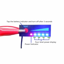 Модуль индикатора уровня заряда литиевой батареи 3,7 в для светодиодного индикатора напряжения J11 19, Прямая поставка 2024 - купить недорого