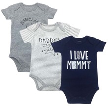 Baby Bodysuit Newborn Babies Girls Boys Body Random 3 Pack 3 6 9 12 18 24 Months Infant Short Sleeve Clothes 2024 - buy cheap